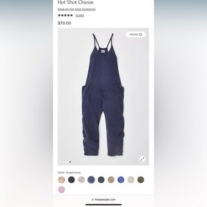 FREE PEOPLE Hot Shot Onesie